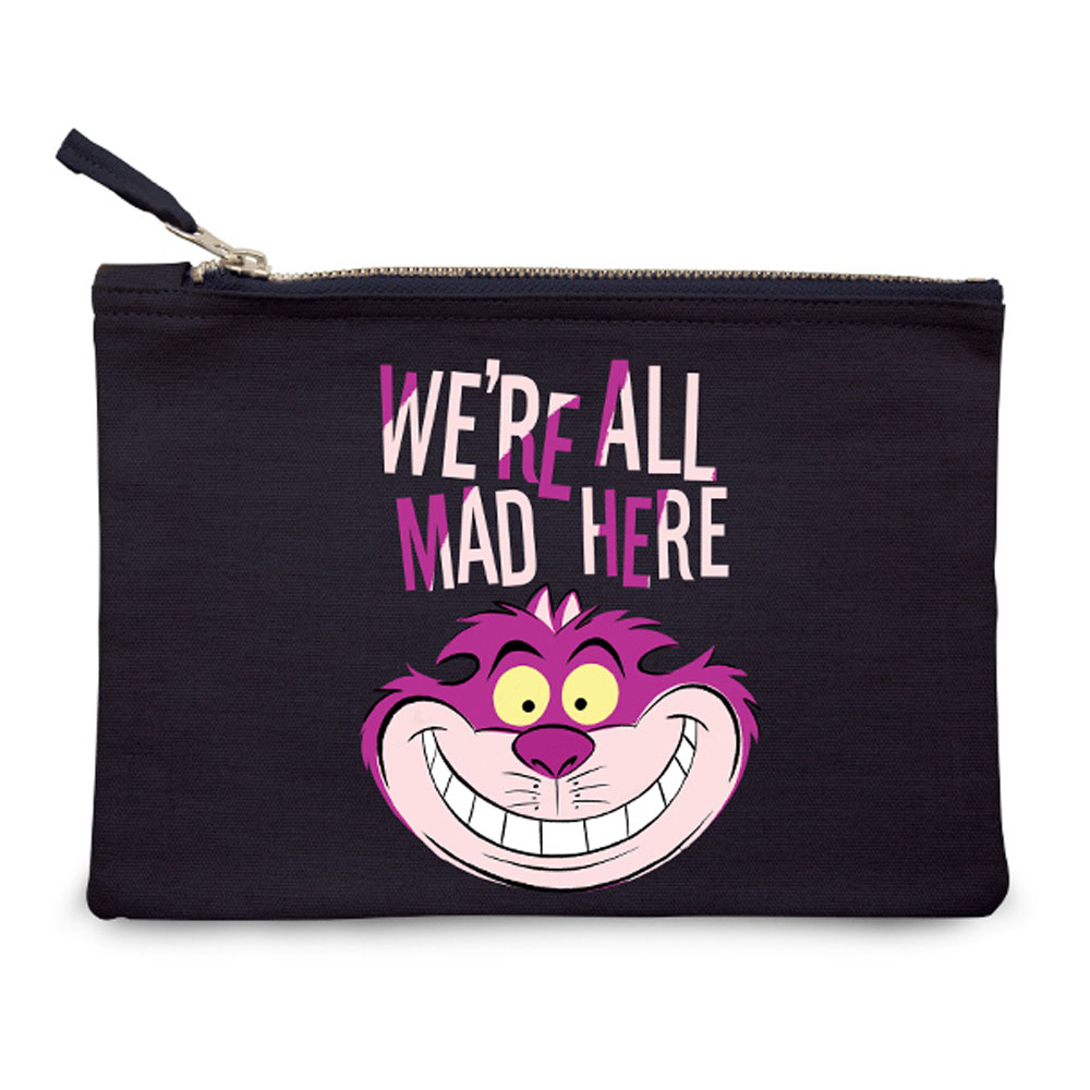 DISNEY Alice in Wonderland We're All Mad Here Cosmetic Case, Female, Navy Blue  (ABYBAG312)