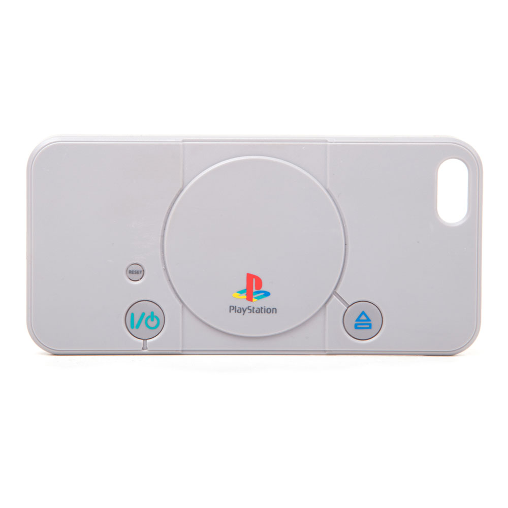 SONY Playstation Console Hard Plastic Phone Cover for Apple iPhone 5, Grey (PH128827SNY)