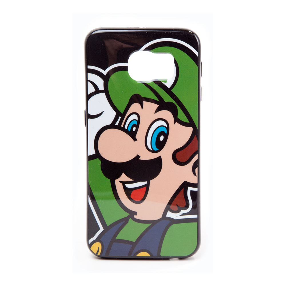 NINTENDO Super Mario Bros. Luigi Face Phone Cover for Samsung S6, Multi-colour (PH180312NTNS6)