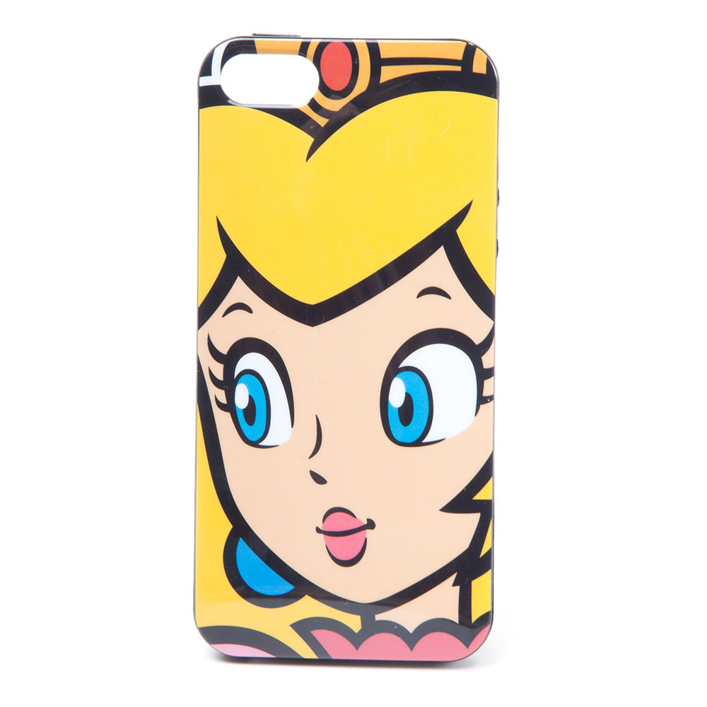 NINTENDO Super Mario Bros. Princess Peach Face Phone Cover for Apple iPhone 5/5S, Multi-colour (PH18