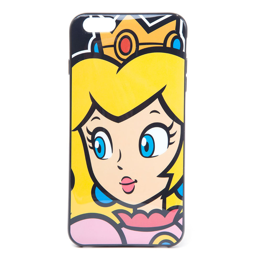 NINTENDO Super Mario Bros. Princess Peach Face Phone Cover for Apple iPhone 6 Plus, Multi-colour (PH