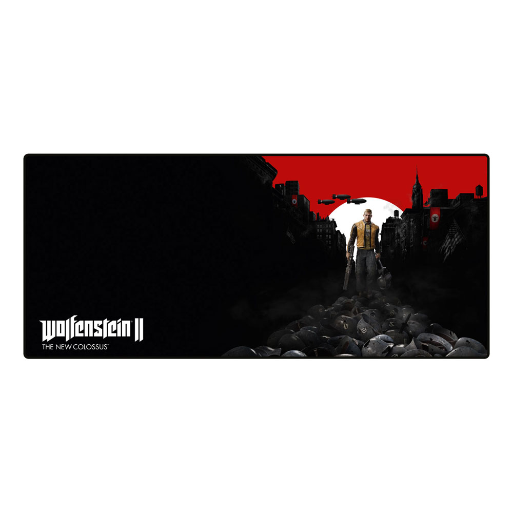 WOLFENSTEIN II The New Colossus Trail of the Dead Oversize Mousepad, 800 x 350 x 4 mm, Multi-colour 
