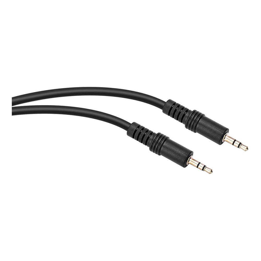 SPEEDLINK 3.5mm to 3.5mm Audio Stereo Jack Cable HQ, 1.5m, Black (SL-170301-BK)