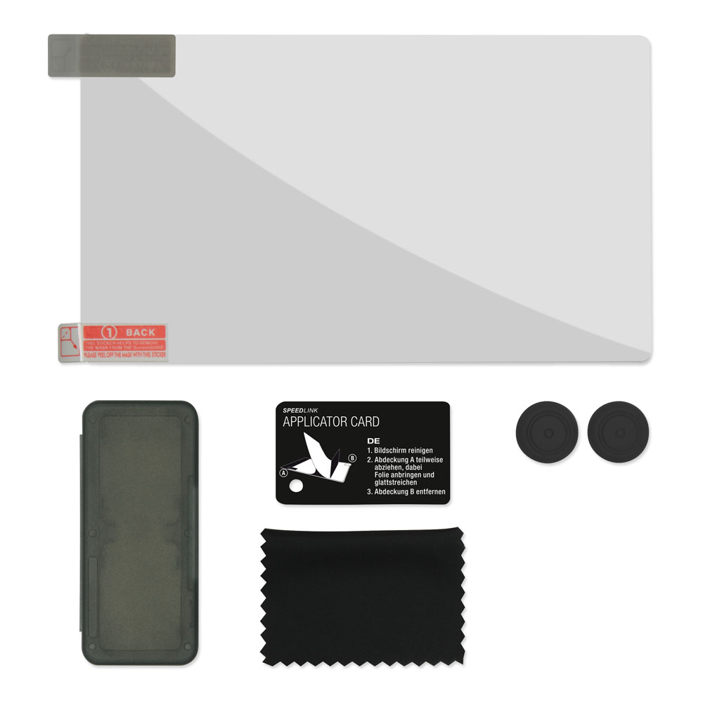 SPEEDLINK 4-in-1 Starter Kit for Nintendo Switch, Black (SL-330601-BK)