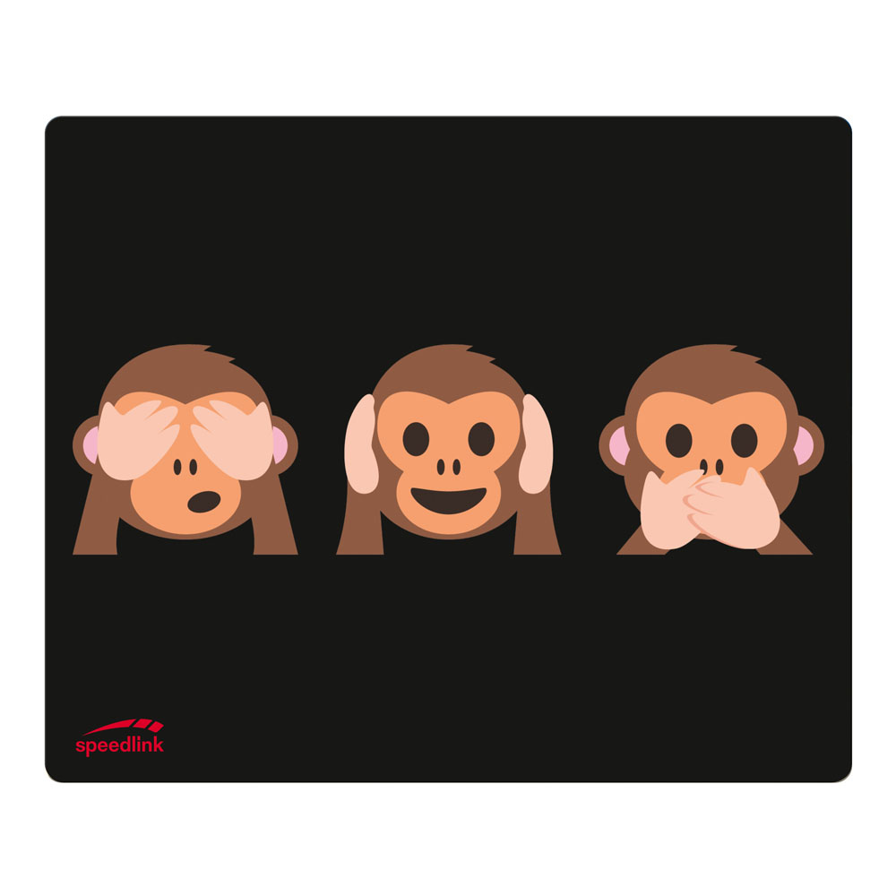SPEEDLINK Monkey See No, Hear No, Speak No Silk Mousepad (SL-620000-MONKEYS)