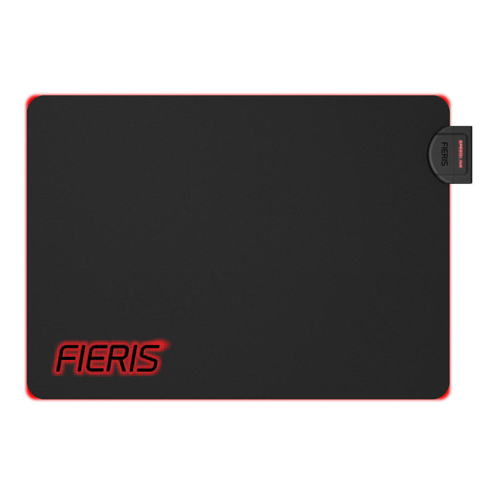 SPEEDLINK Fieris Illuminated Gaming Mousepad, Black/Red (SL-620103-BK)