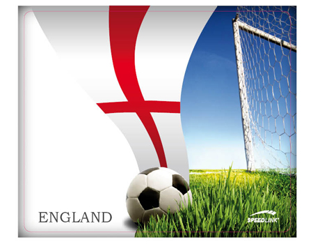 SPEEDLINK Limited Edition England Football Fan Silk Mousepad (SL-6242-FE08)
