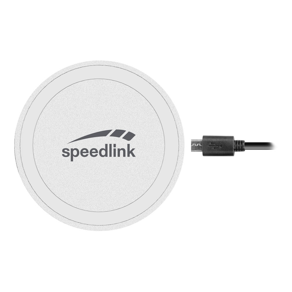 SPEEDLINK Puck 5 Wireless Inductive Charger, 5W, White (SL-690402-WE)