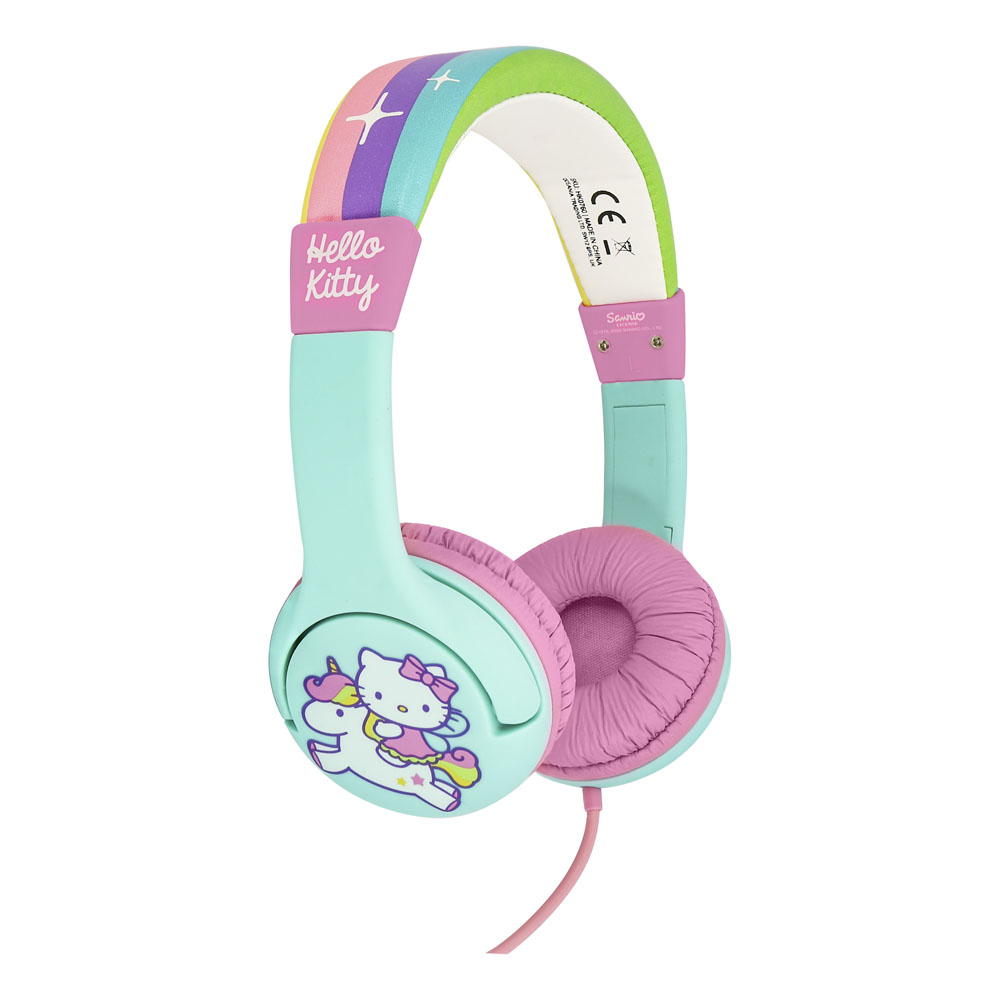 HELLO KITTY Unicorn Rainbow Kitty Premier Children's Headphone, 3 to 7 Years, Multi-colour (HK0760)
