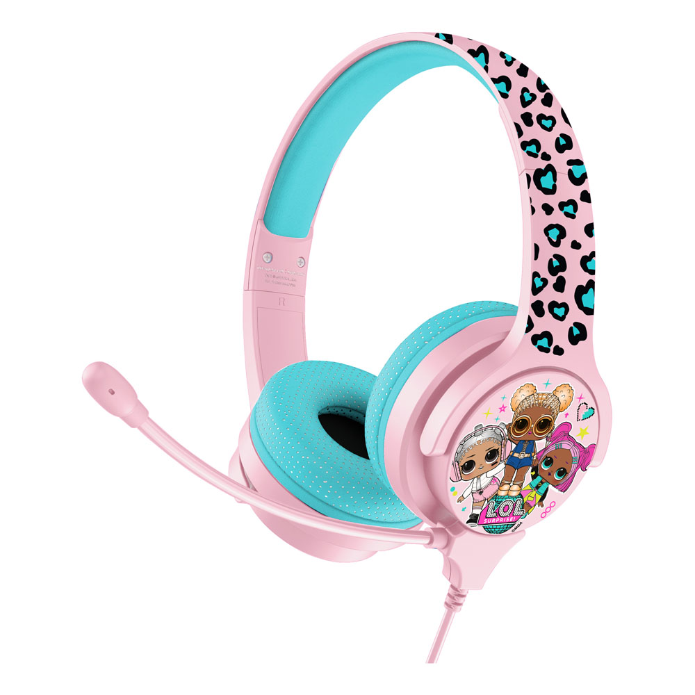 LOL SURPRISE Let's Dance Interactive Study Premier Children's Headphone with Boom Microphone, 3 Year