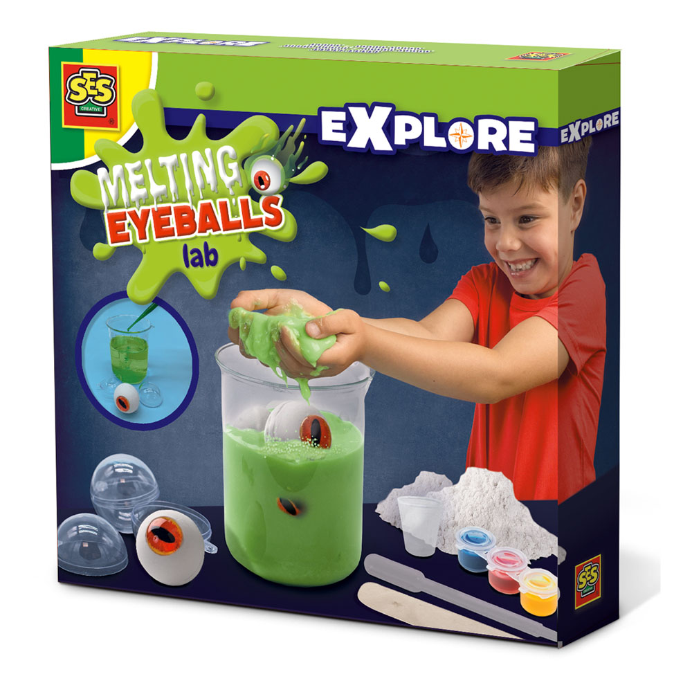 SES CREATIVE Children's Explore Melting Eyeballs Lab Experiment Kit, Unisex, 8 Years or Above, Multi