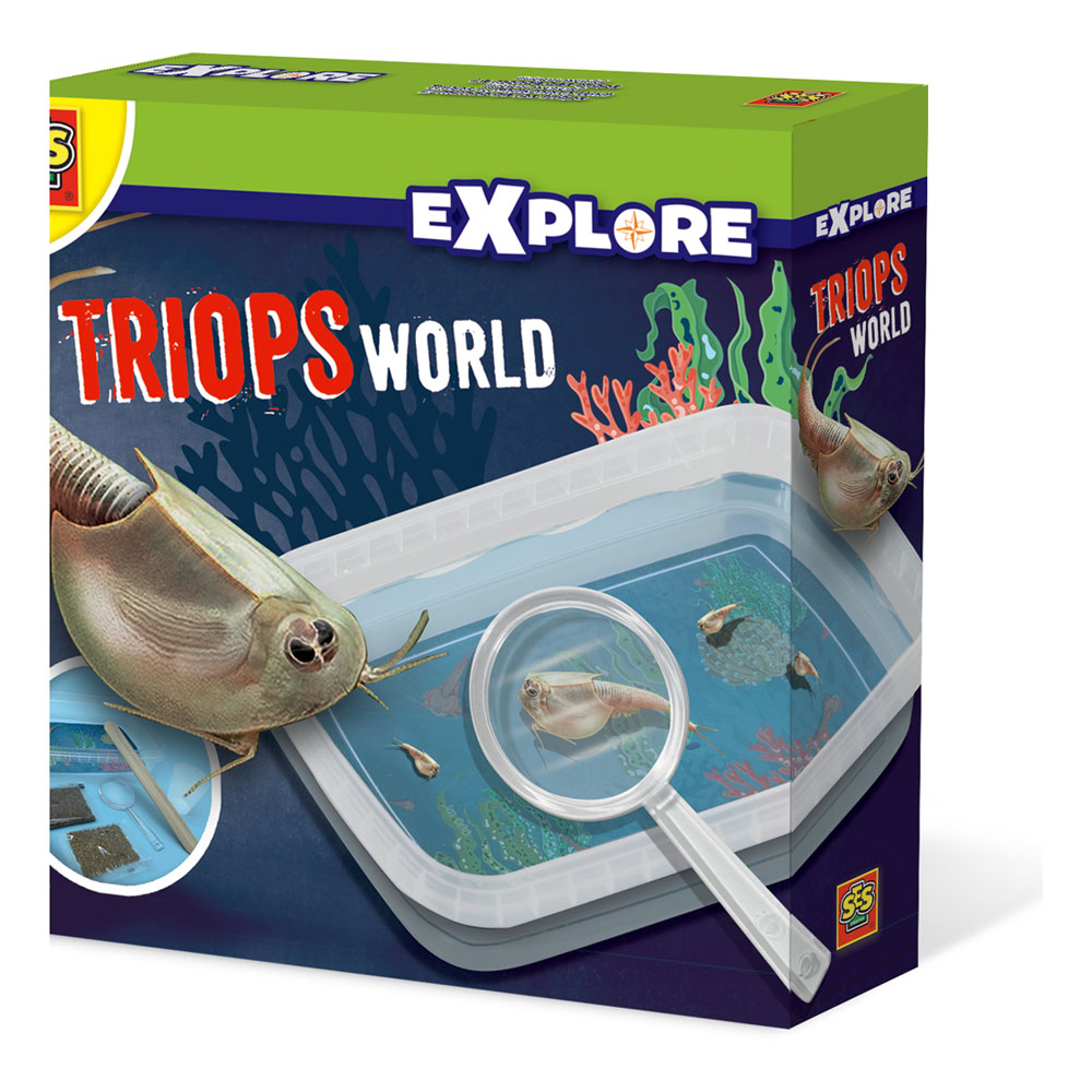 SES CREATIVE Children's Explore Triops World Experiment Kit, Unisex, Multi-colour (25113)