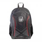 STAR WARS A New Hope Classic Darth Vader Mask Badge with Tiefighter Design Backpack, Unisex, Black/R