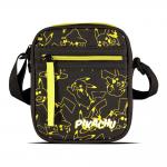 POKEMON Neon Pikachu All-over Print Flat Shoulder Bag, Unisex, Black (LB137472POK)