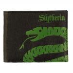 HARRY POTTER Wizards Unite Slytherin Logo & Symbol Bi-fold Wallet, Male, Black (MW858216HPT)