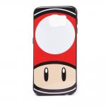 NINTENDO Super Mario Bros. Toad Mushroom Face Phone Cover for Samsung S6, Multi-colour (PH180314NTNS