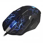 WASDKEYS M200 2500dpi Laser Gaming Mouse with On-board Memory and Lighting Effects, Black (M200)