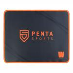 WASDKEYS P100 Penta eSports Edition Gaming Mousepad, 320 x 250 x 3 mm, Black/Orange (P100)