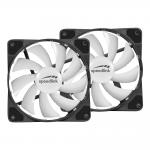 SPEEDLINK MYX LED Fan Kit, Two 120mm Fans with RGB Lighting for PC Cases, Multi-colour (SL-600606-MT