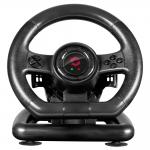 SPEEDLINK Black Bolt Racing Wheel for PC with Vibration Effects and Pedals, Black (SL-650300-BK)
