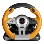 SPEEDLINK Drift O.Z. Racing Wheel with Pedals and Gear Stick for PC, Black/Orange (SL-6695-BKOR-01)