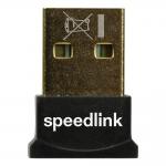 SPEEDLINK Vias Nano USB Bluetooth 4.0 Adapter, Wireless Range 75m, Black (SL-7411-BK)
