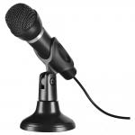 SPEEDLINK Capo Desk & Hand Microphone with 2m Cable, Black (SL-8703-BK)