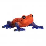 ANIMAL PLANET Wildlife & Woodland Poison Dart Tree Frog Toy Figure, Three Years and Above, Orange/Bl