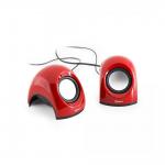 SBOX SP-092R USB Stereo Speaker, Red (SP-092R)